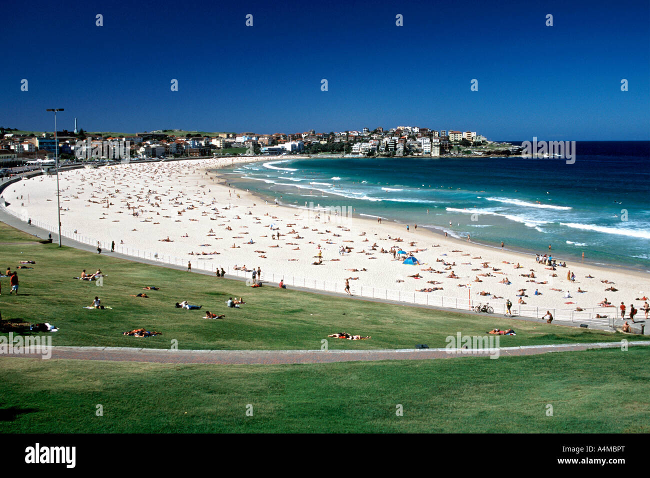 La plage de Bondi à Sydney en Australie. Banque D'Images