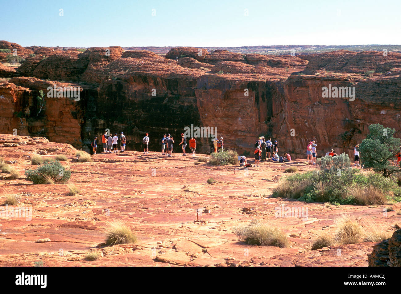 Watarrka National Park Kings Canyon, Territoires du Nord de l'Australie. Banque D'Images