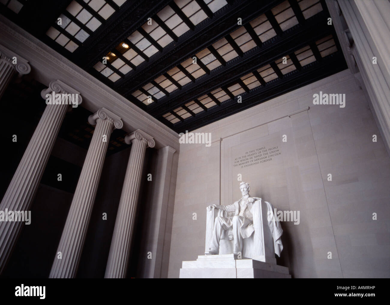 Le Lincoln Memorial, Washington D.C., États-Unis Banque D'Images