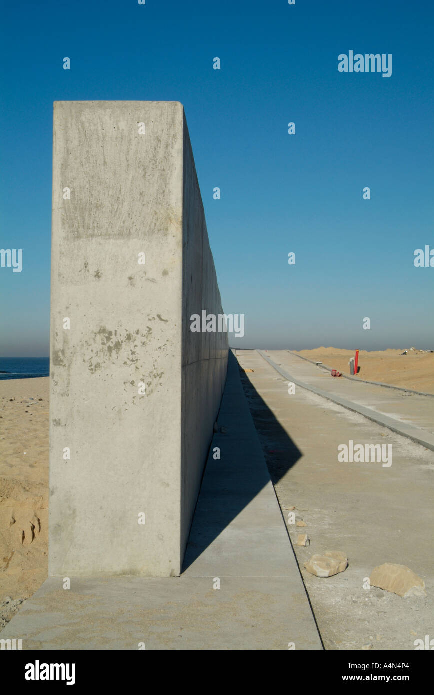 Réaménagement de l'hôtel Vila do Conde côté mer Banque D'Images