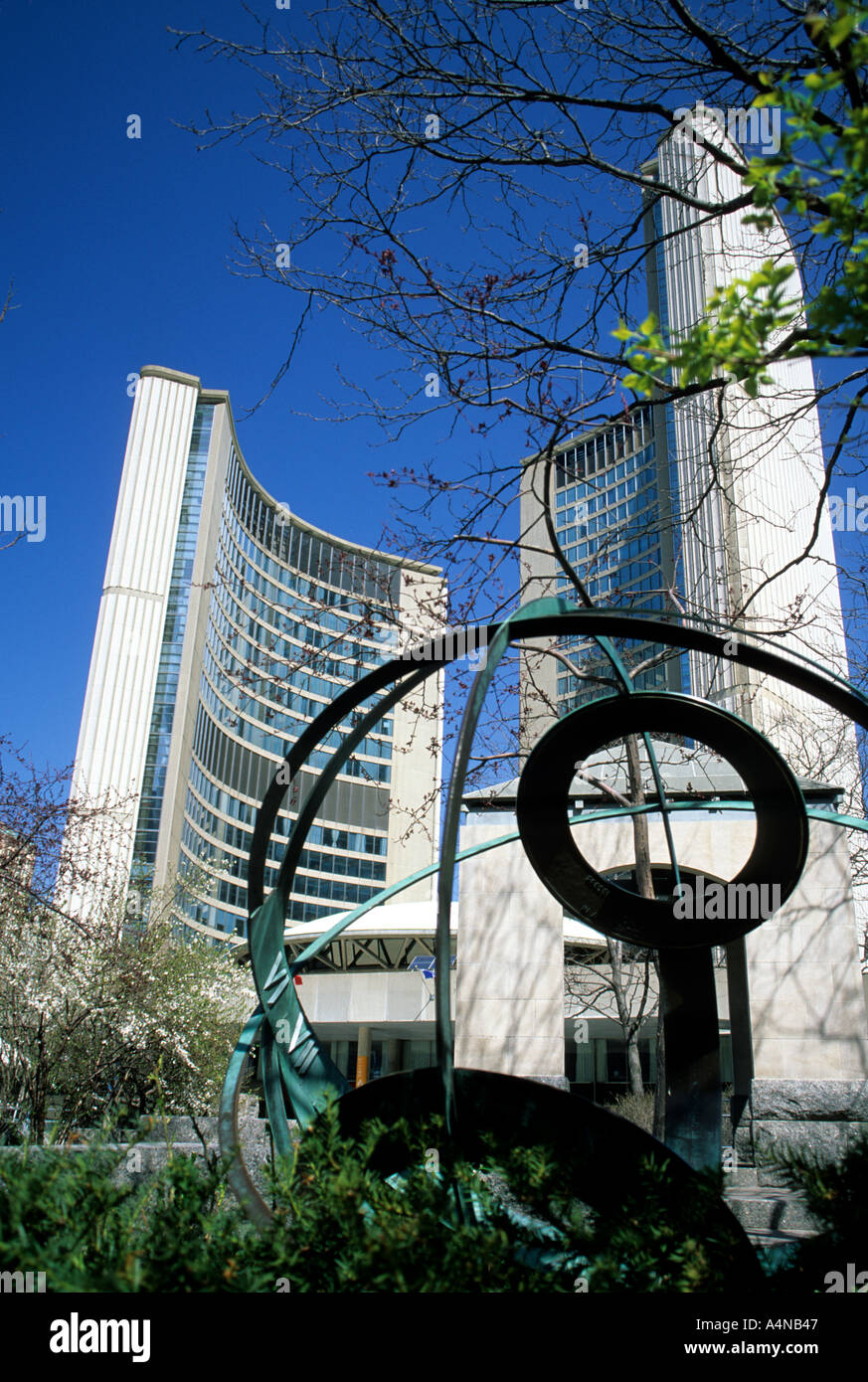 Le Nouvel Hôtel de Ville Toronto Canada Banque D'Images