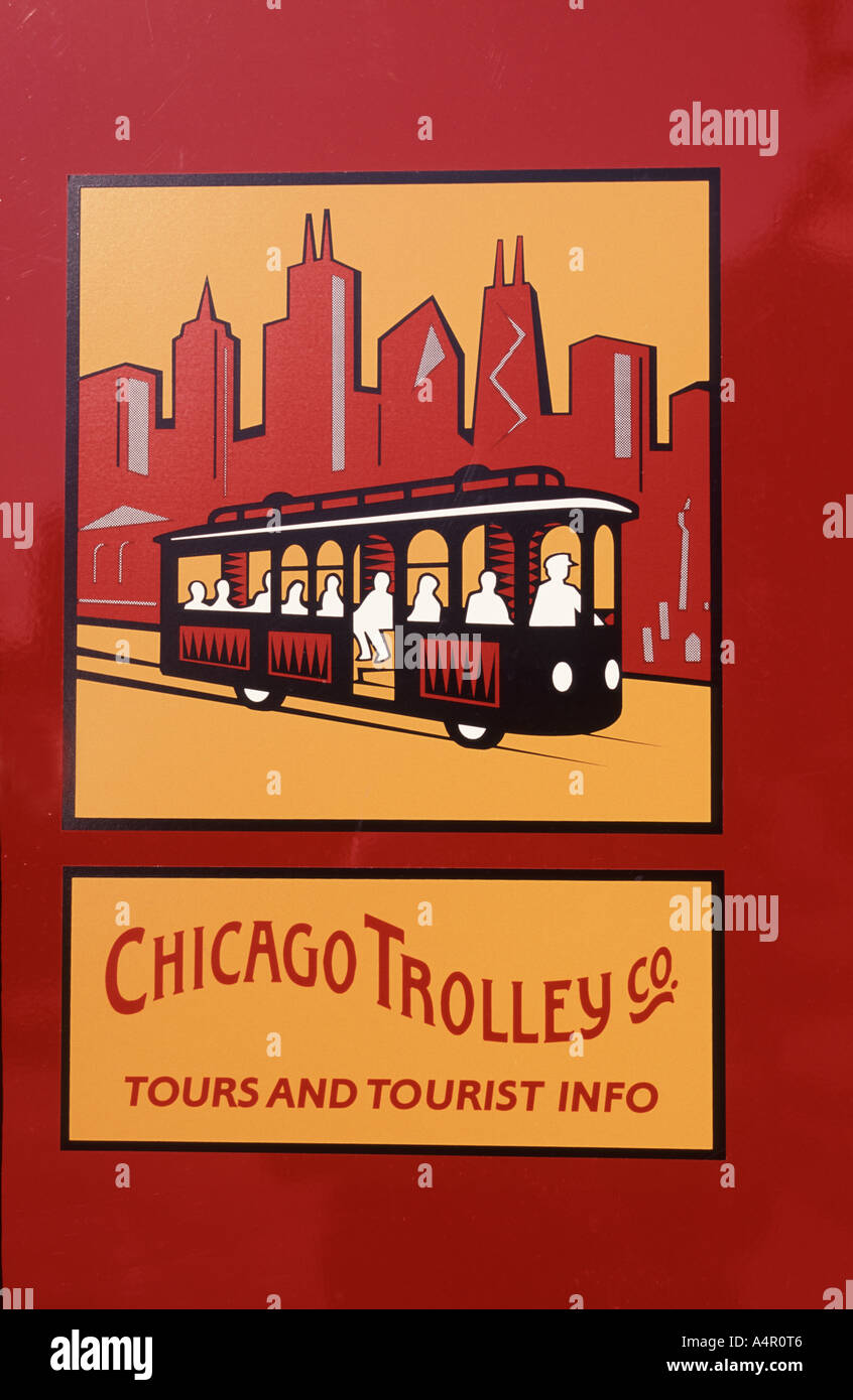 Chariots de Chicago, USA Banque D'Images