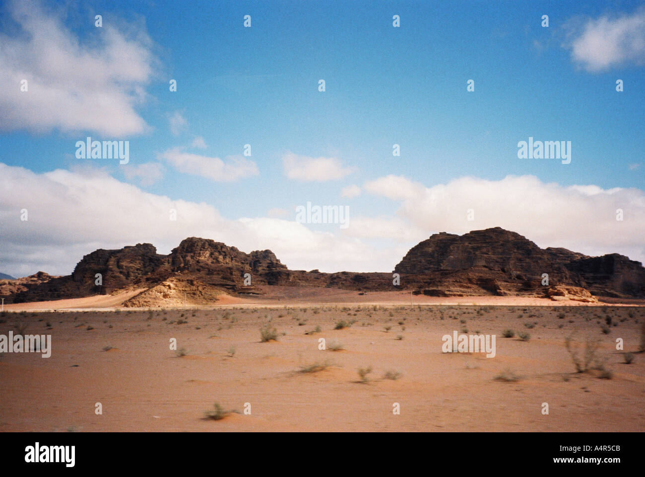 Jordanie, paysage aride Banque D'Images