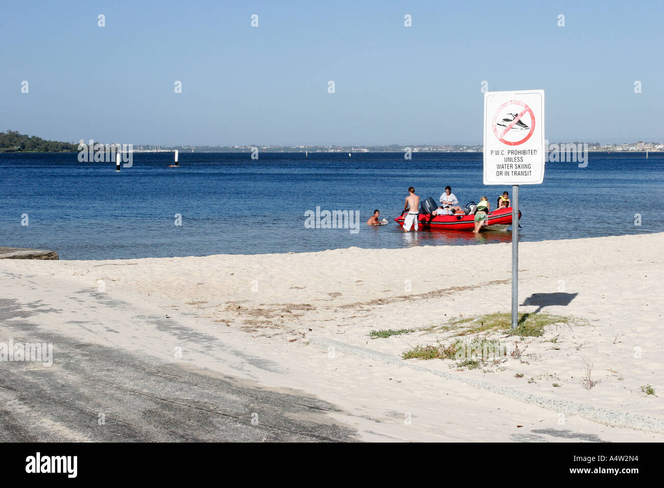 Walter Point sur la Swan River Perth Western Australia Banque D'Images