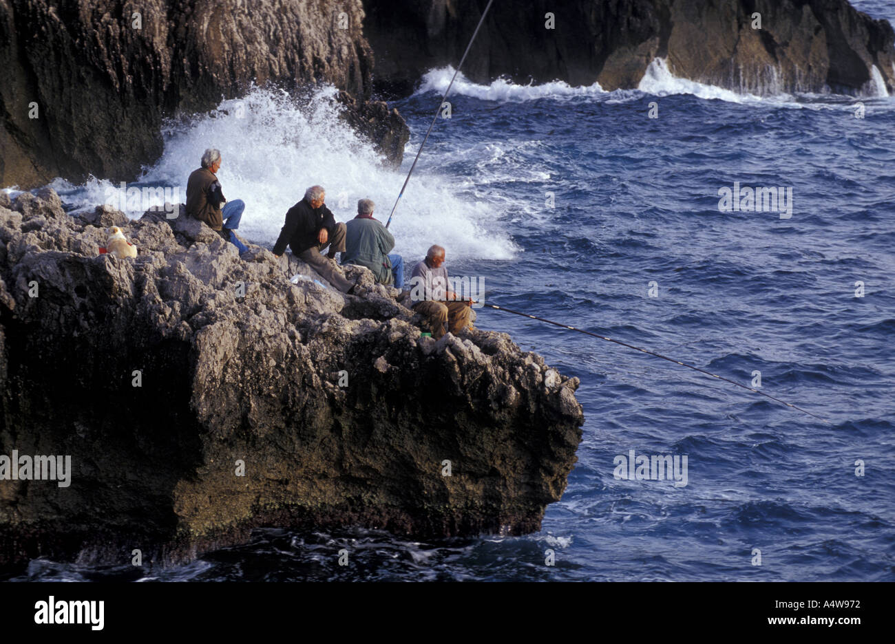 Pêcheurs Banque D'Images