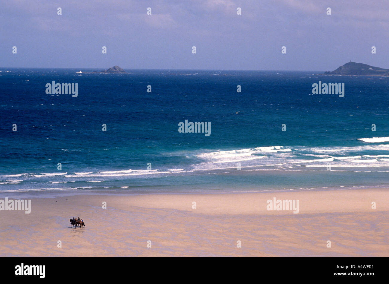 Whitesands Bay, Penwith, Cornwall Banque D'Images