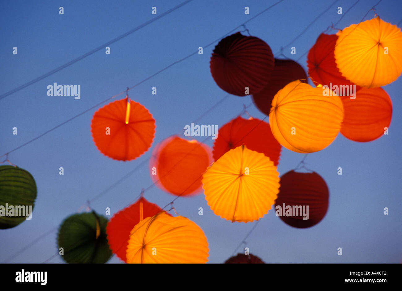 Lanternes chinoises au festival Lichterfest Killesberg à Stuttgart Allemagne  Baden Wuerttemberg Photo Stock - Alamy