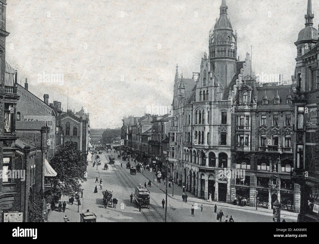 Carte postale historique vers 1900 Hannover Allemagne Banque D'Images