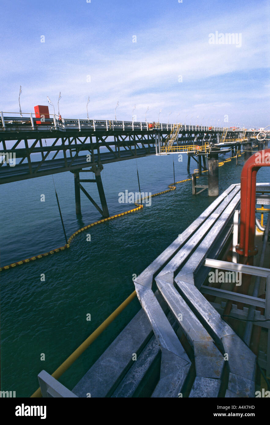 Pétrole Reliance Jamnagar Gujarat Inde Banque D'Images