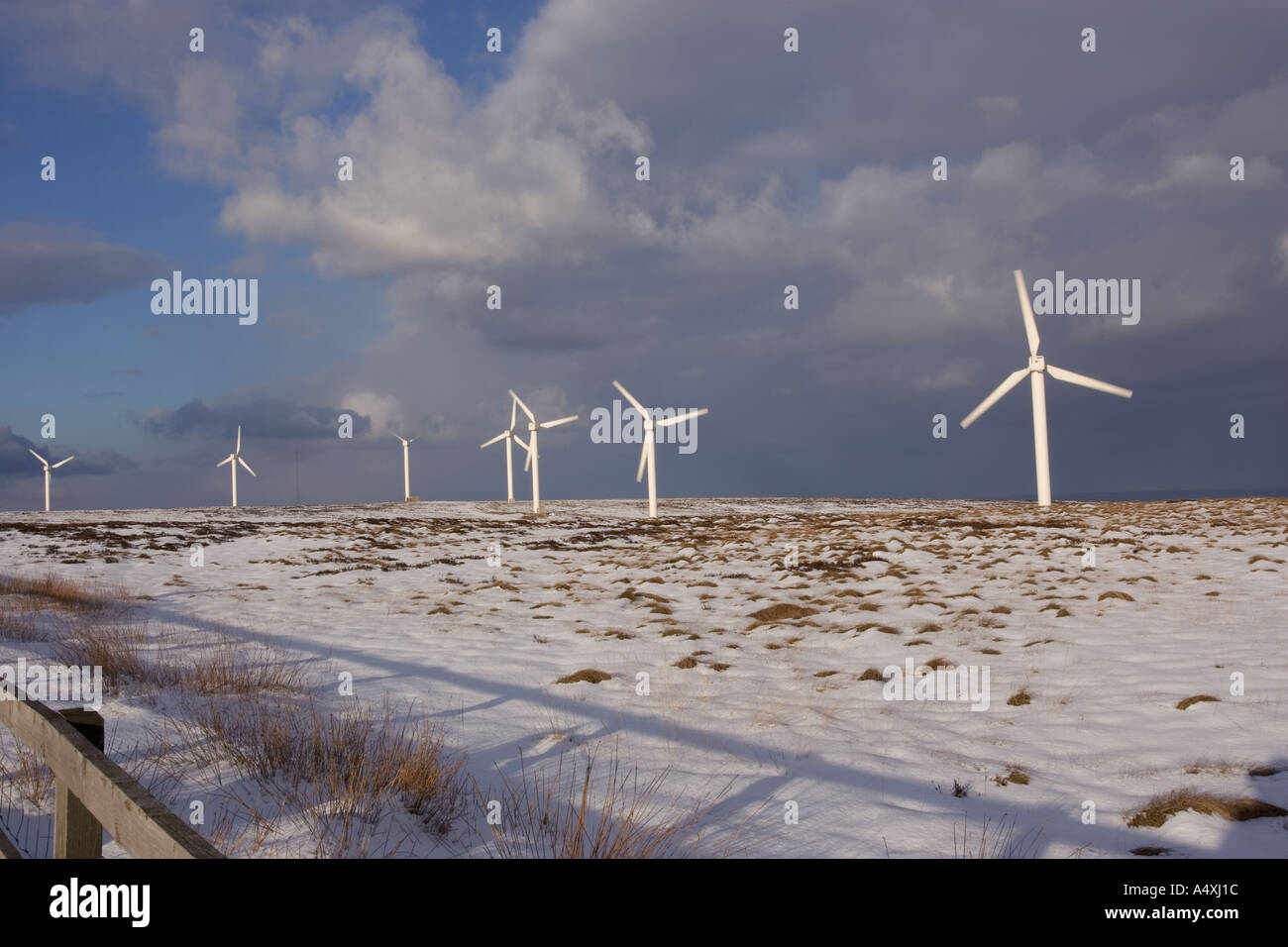 Ovenden Moor Wind Farm Wainstalls Halifax UK Banque D'Images