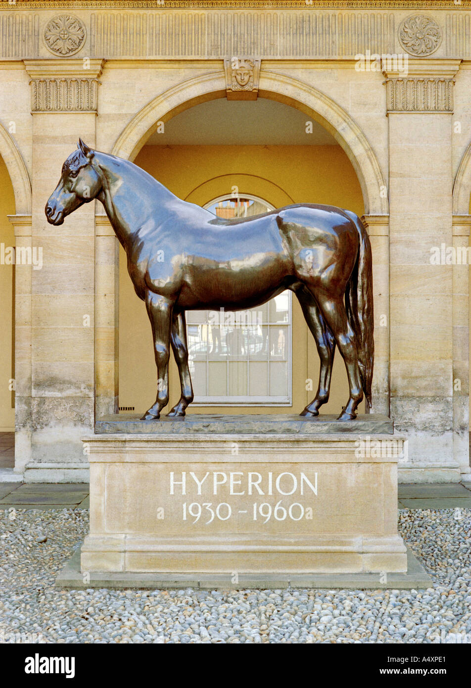 Statue d'Hyperion à Newmarket Suffolk Banque D'Images