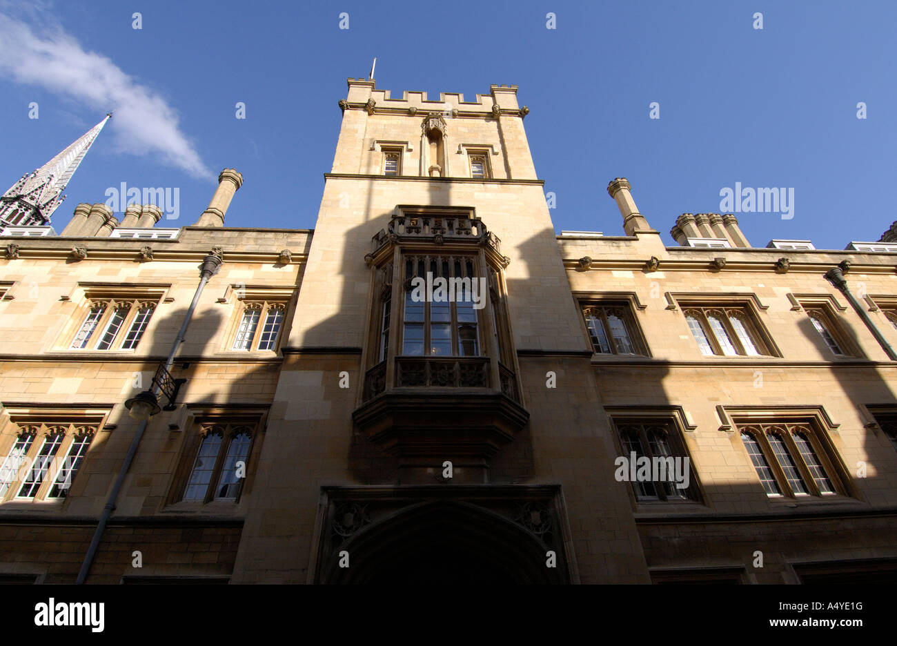 Entrée de Jésus College Oxford Banque D'Images