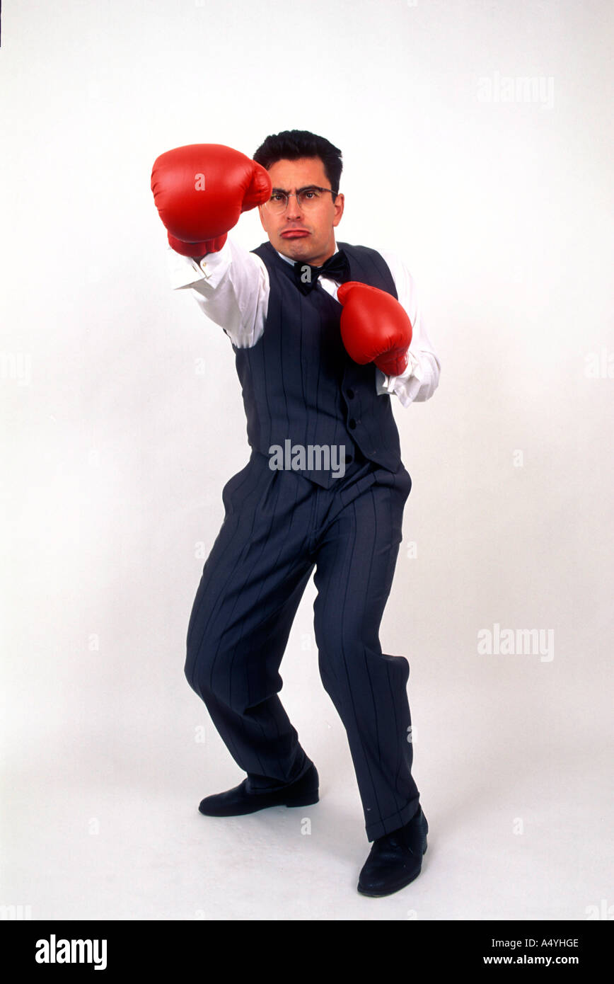 Homme de boxe Banque D'Images