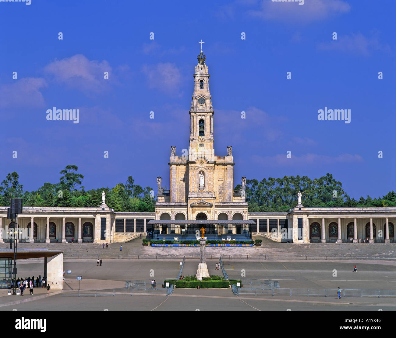 Basilique Notre Dame de Fatima au Portugal Banque D'Images
