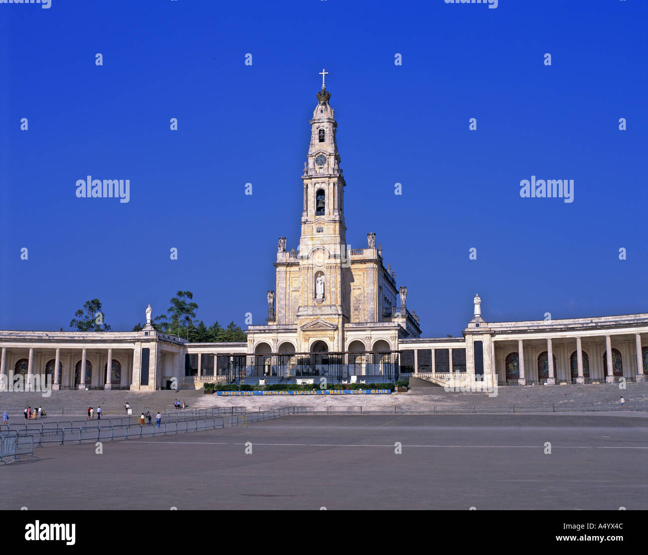 Basilique Notre Dame de Fatima au Portugal Banque D'Images