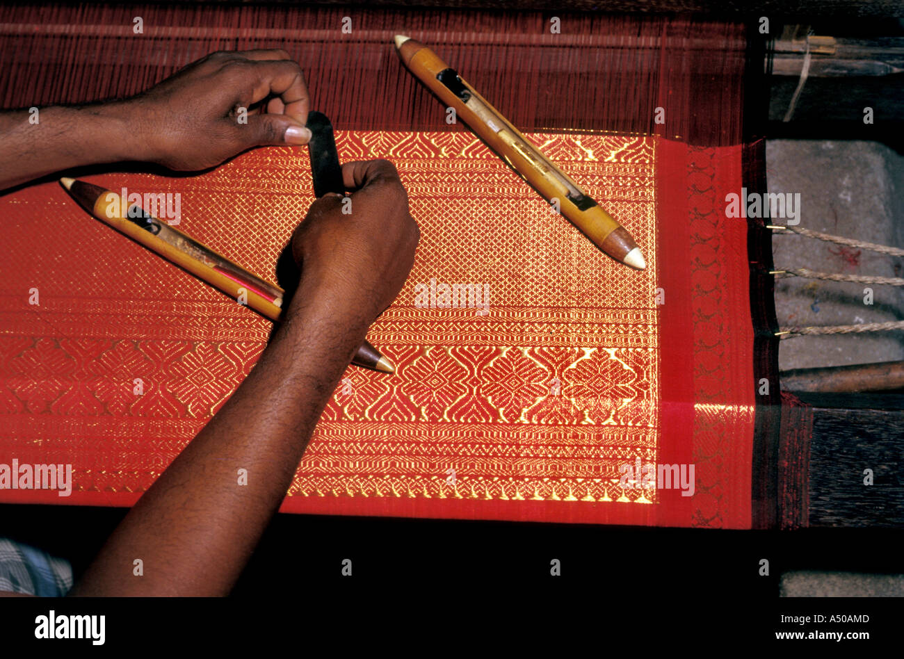 Tissage Banque D'Images