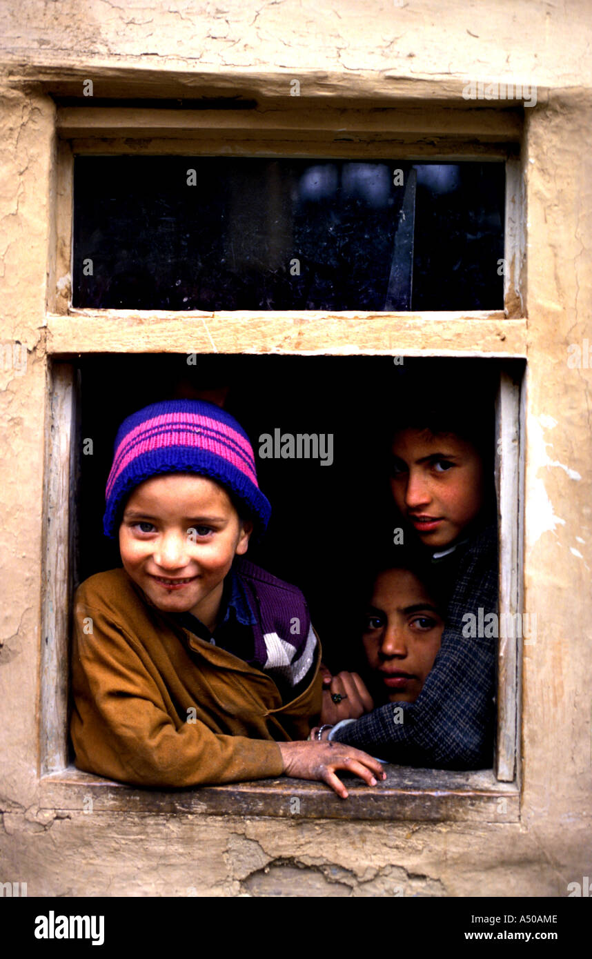 Enfants Cachemiriens local Banque D'Images