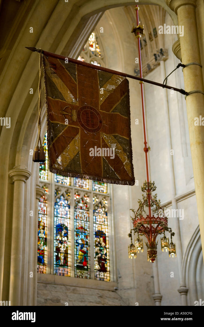 Drapeau militaire Banque D'Images