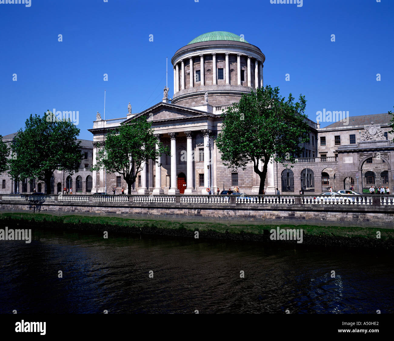 Les quatre Cours de justice de Dublin Irlande Banque D'Images