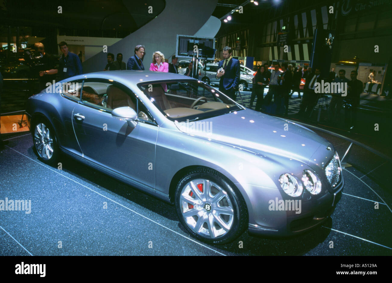 2002 Bentley Continental GT au salon de l'automobile NEC Banque D'Images