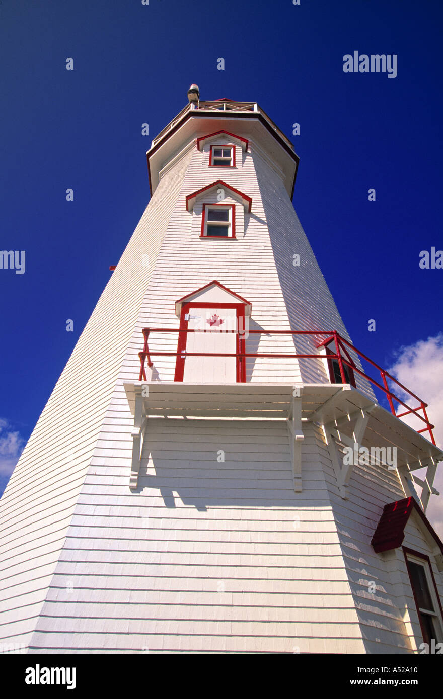 Phare d'East Point, Prince Edward Island, Canada Banque D'Images