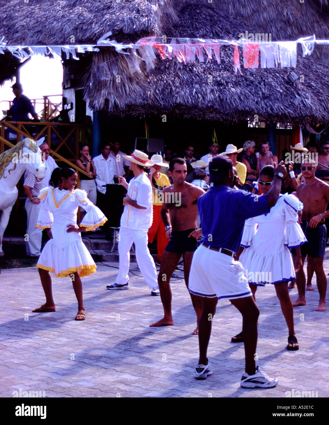 Hôtel Superclub Breezes Varadero Cuba entertainment Banque D'Images
