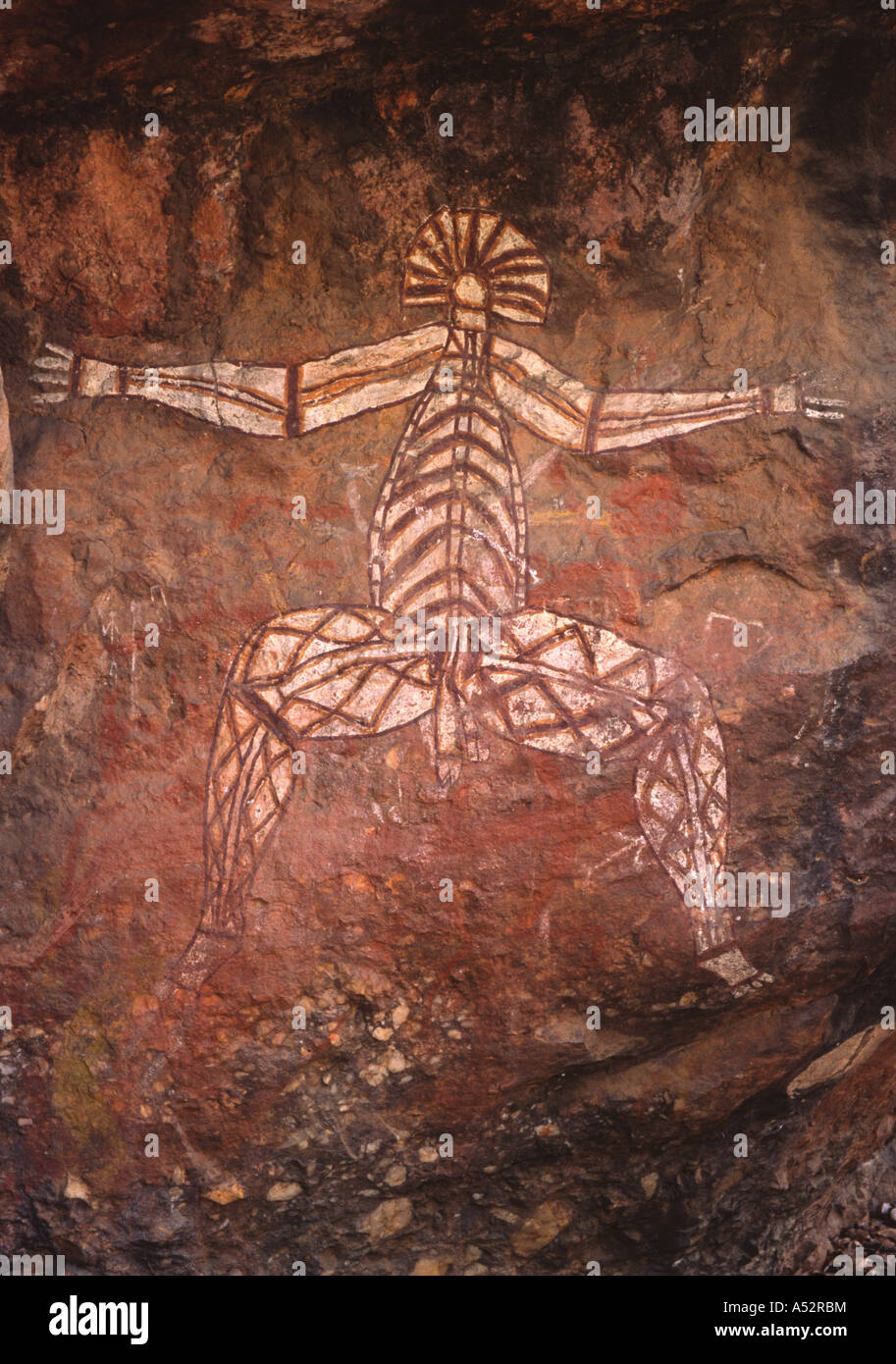 L'art rupestre de Kakadu, Australie II Banque D'Images
