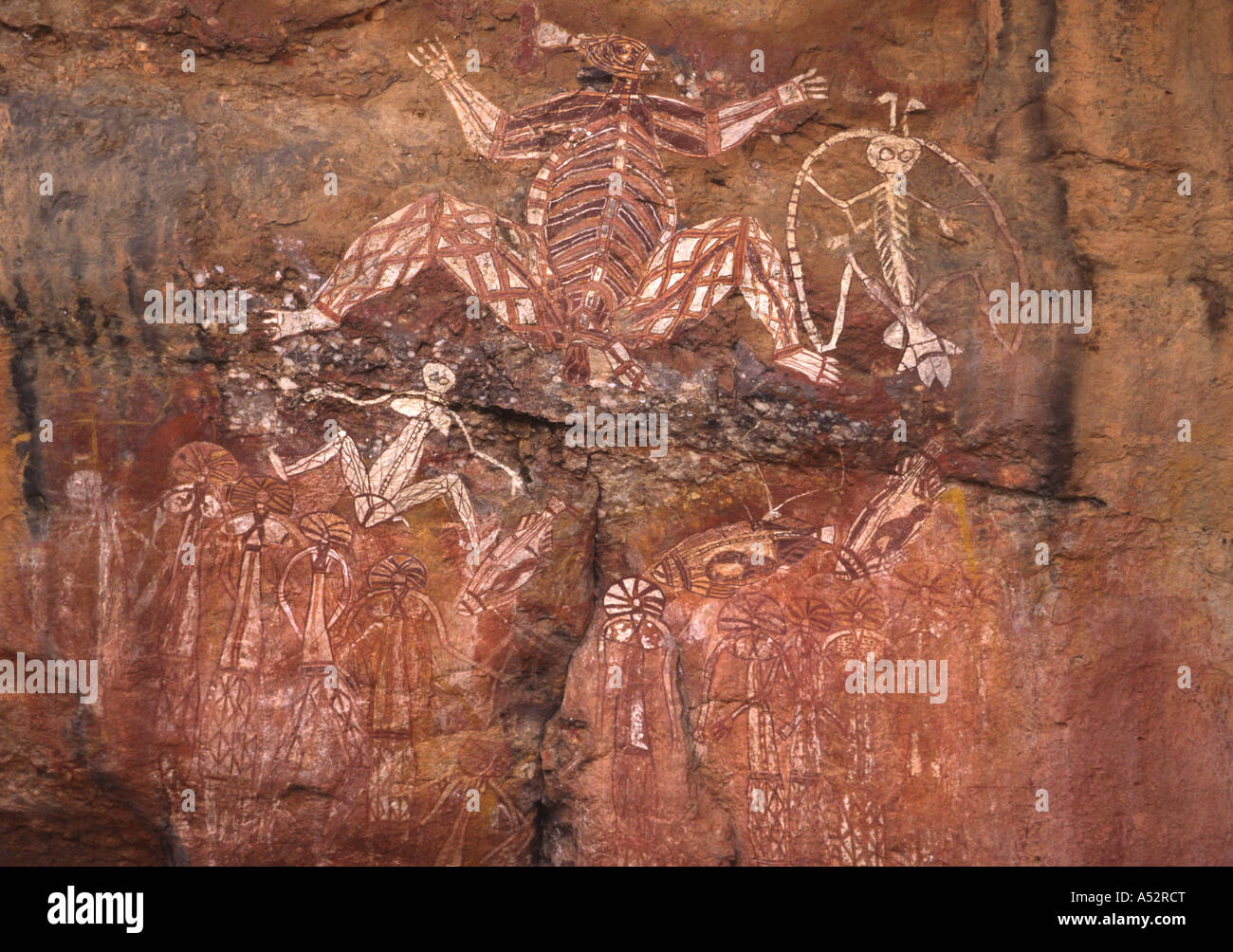 L'art rupestre de Kakadu, Australie III Banque D'Images