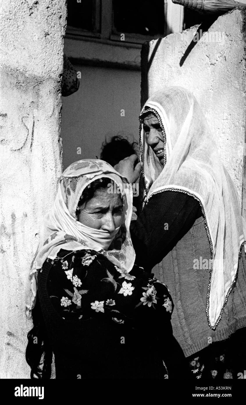 Painet ha1313 113 femmes en noir et blanc de nevsehir Cappadoce Turquie islam au pays en développement, pays économiquement moins Banque D'Images