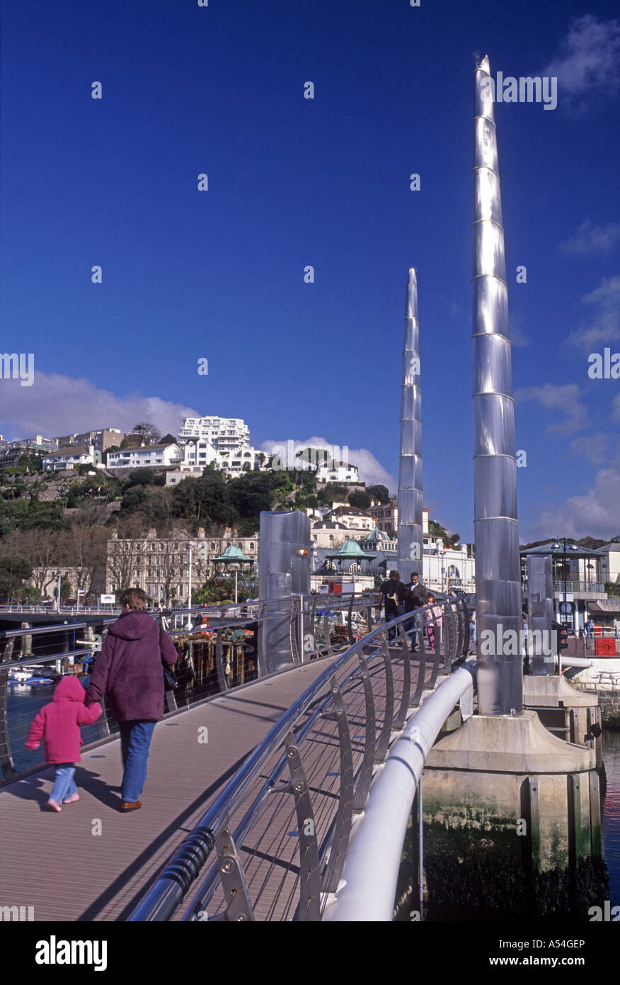 Maison de ville de Torquay se trouve dans le South Hams dans la Riviera anglaise dans le sud du Devon. XPL 4735-444 Banque D'Images