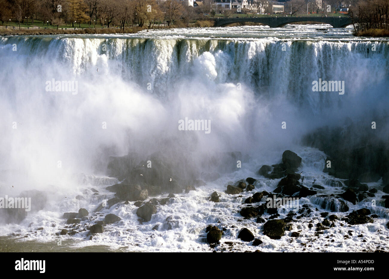 Les chutes du Niagara Buffalo New York State USA Banque D'Images