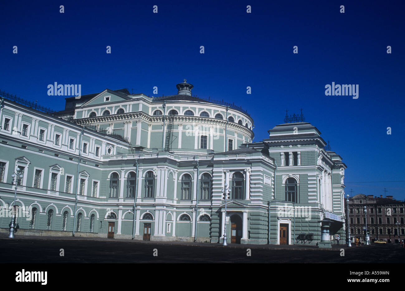 Le Théâtre Mariinsky, St Petersburg, Russie Banque D'Images