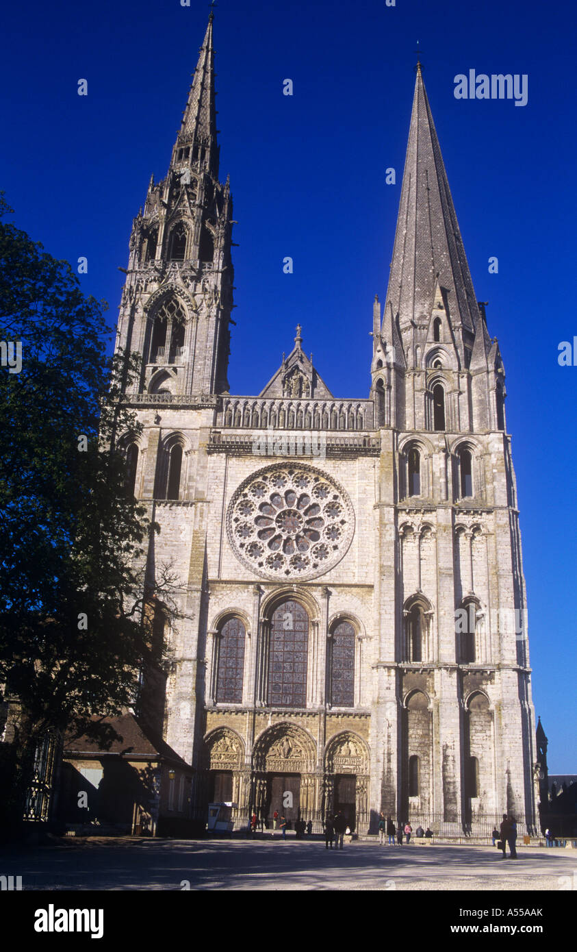 Chartres cathedral rose window Banque de photographies et d’images à ...