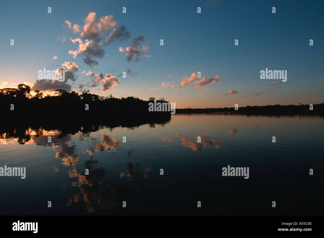 Lac Sandoval Pérou Banque D'Images