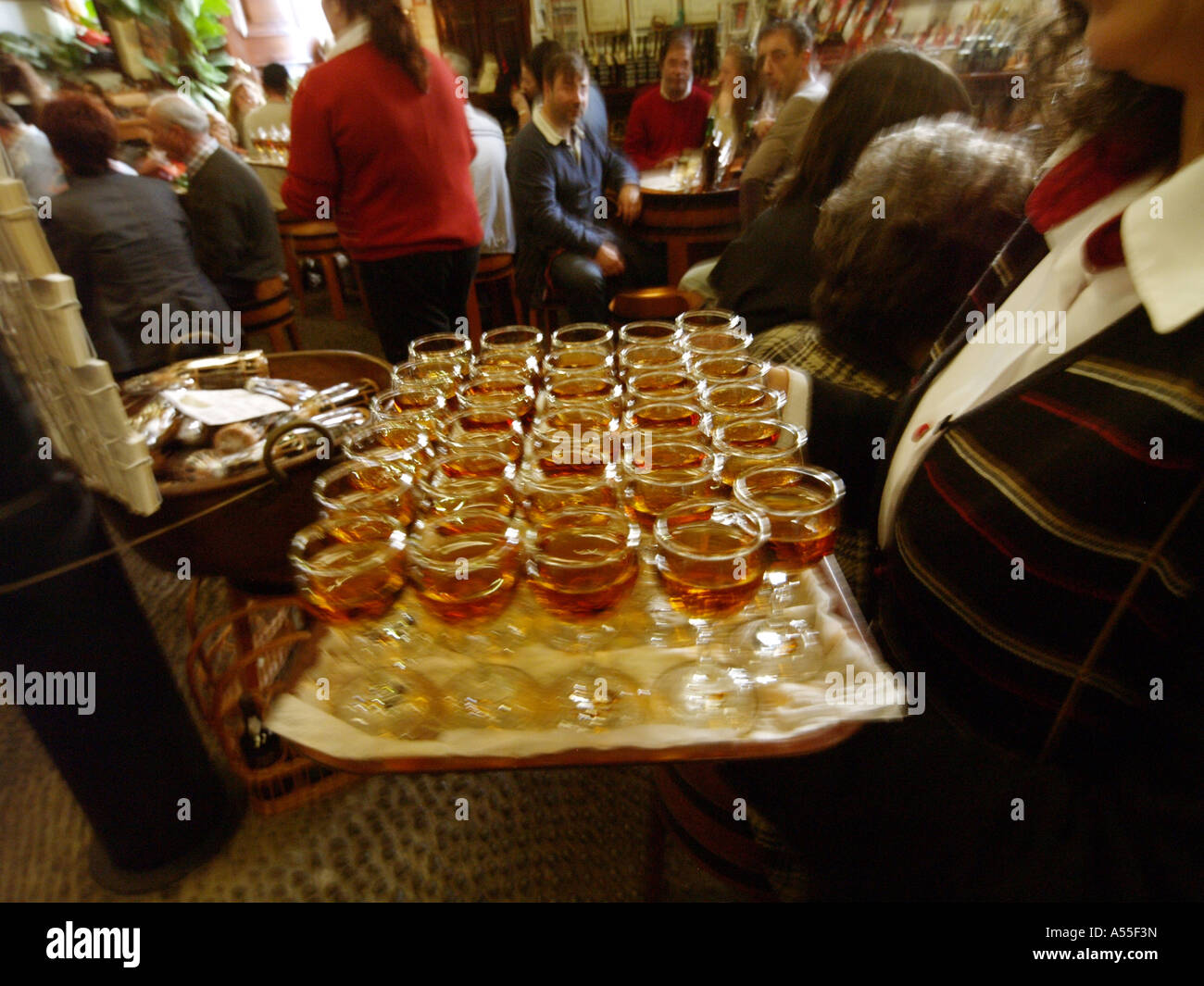Funchal, centre, vinery D Oliveiras, le vin de Madère Banque D'Images