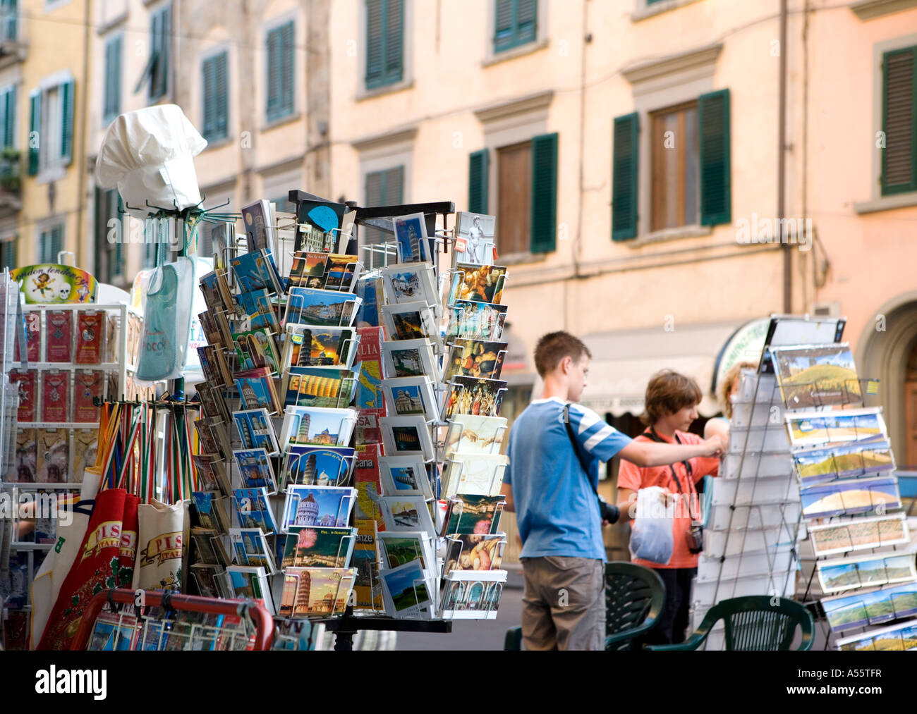 Les Racks Pise Toscane Italie Carte Postale Photo Stock Alamy