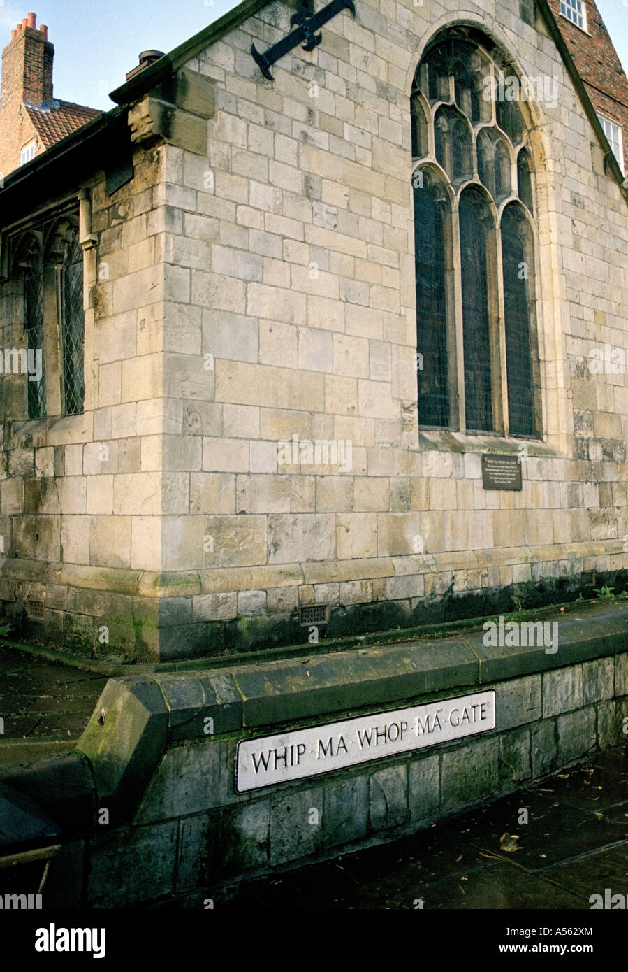 Fouetter Ma Whop ma porte, York, Angleterre, Royaume-Uni. Banque D'Images