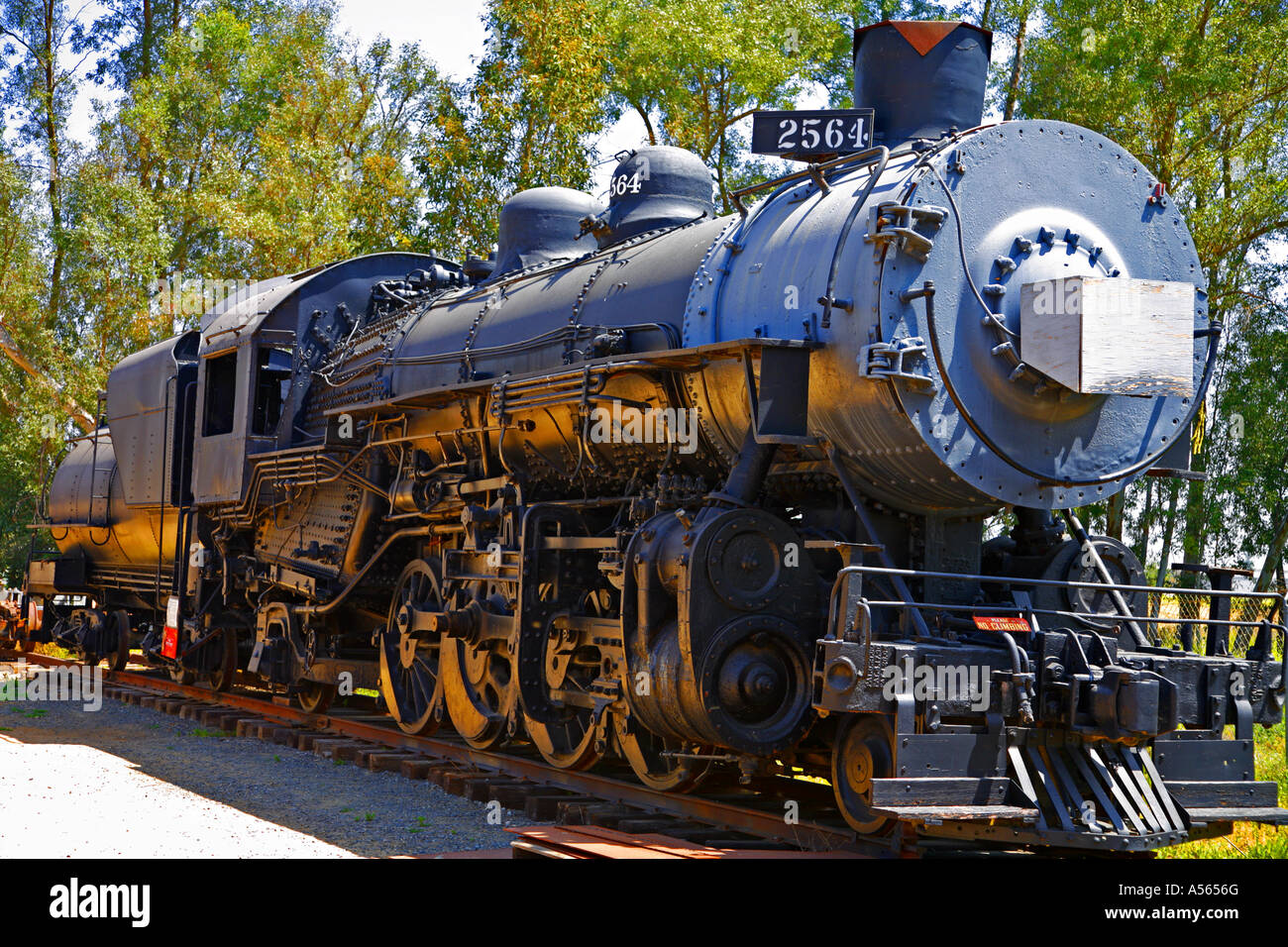 Des trains à l'Empire Orange Railway Museum Perris dans le Comté de Riverside en Californie United States Banque D'Images