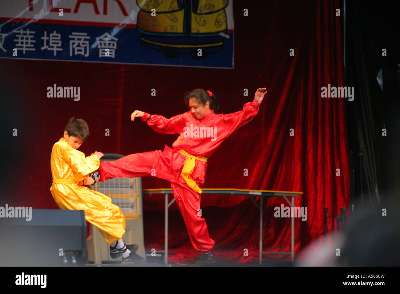 Le Nouvel An chinois à Londres Banque D'Images