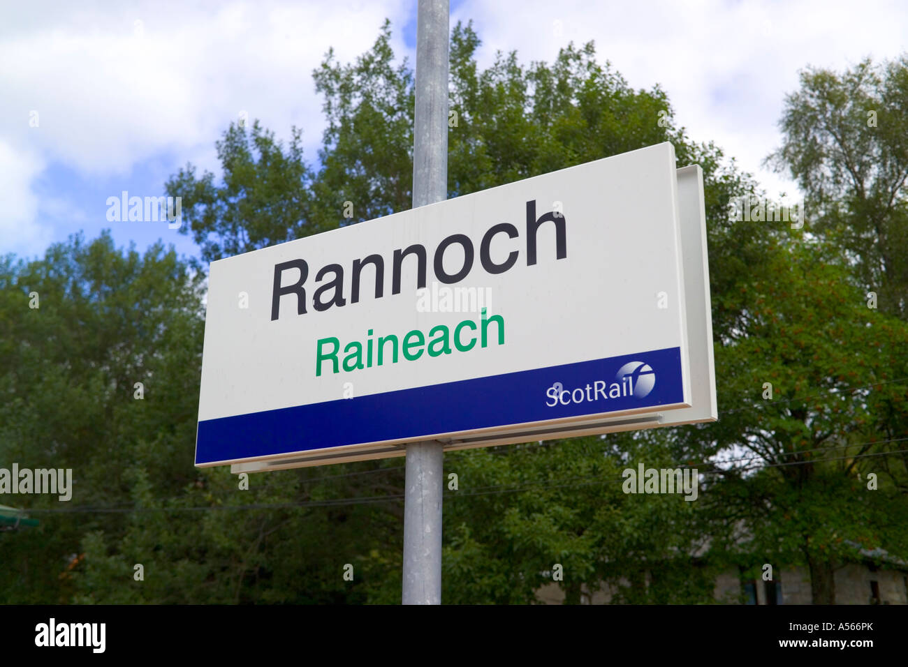 Signe de Rannoch Banque D'Images