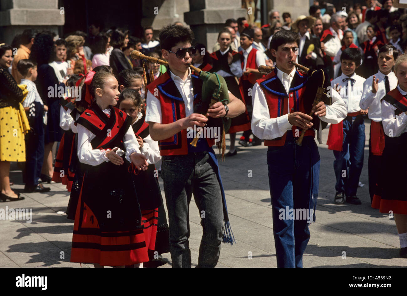 Fiesta en Lugo Galice Espagne Banque D'Images