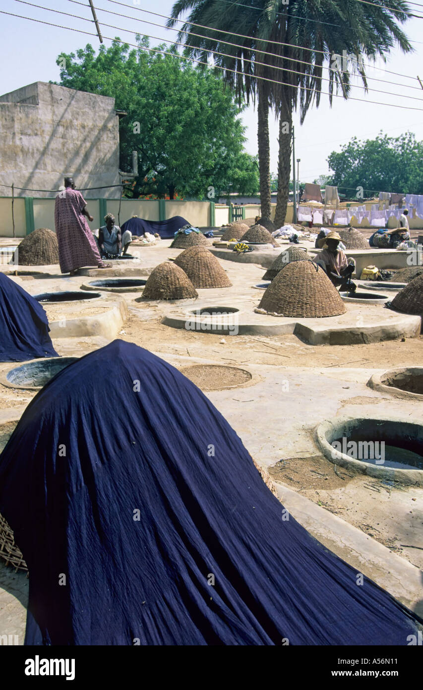 Dye fosses, Kano, Nigéria Banque D'Images