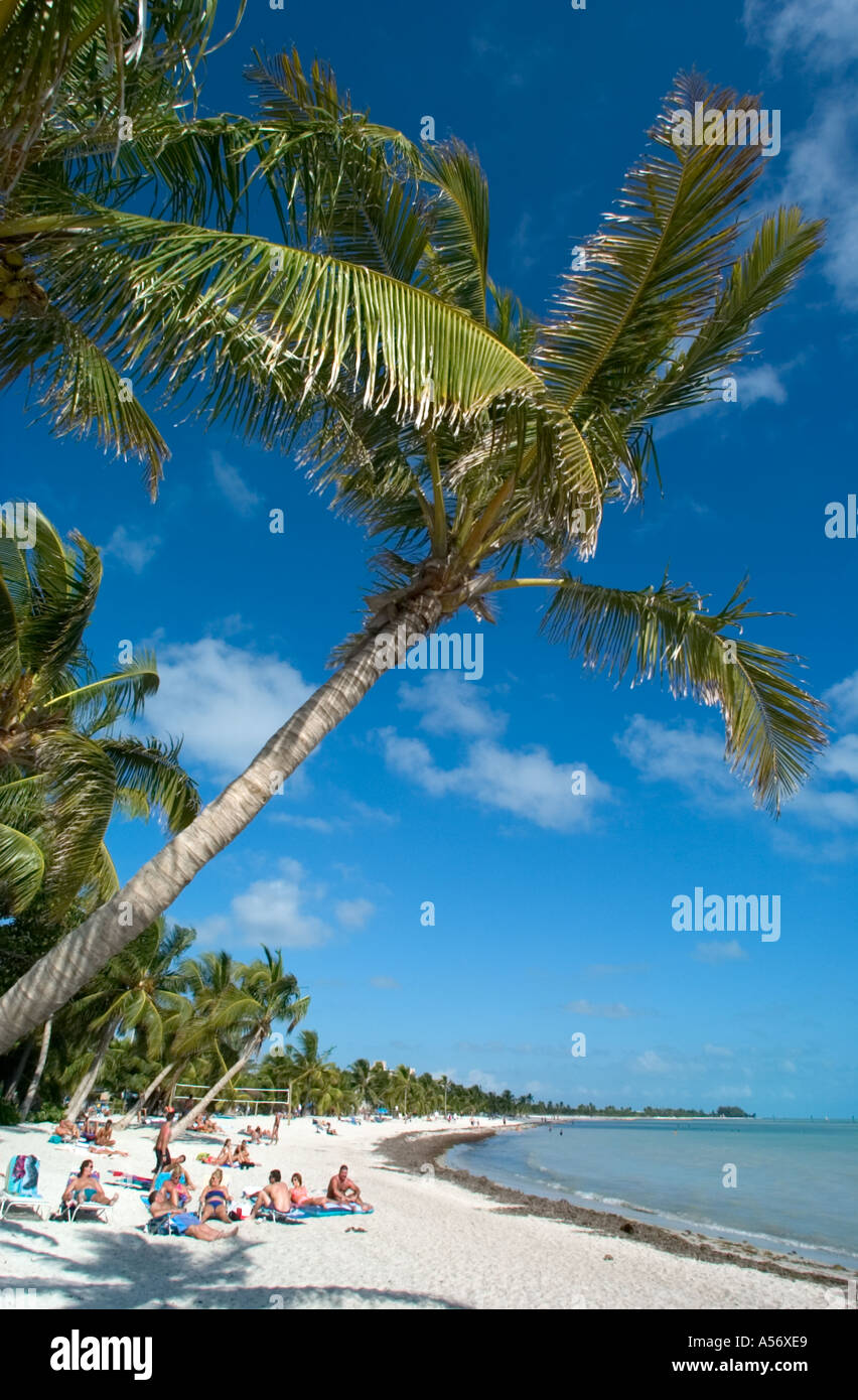 Smathers Beach, Key West, Florida Keys, USA Banque D'Images Smathers Beach, Key West, Florida Keys, USA Banque D'Images