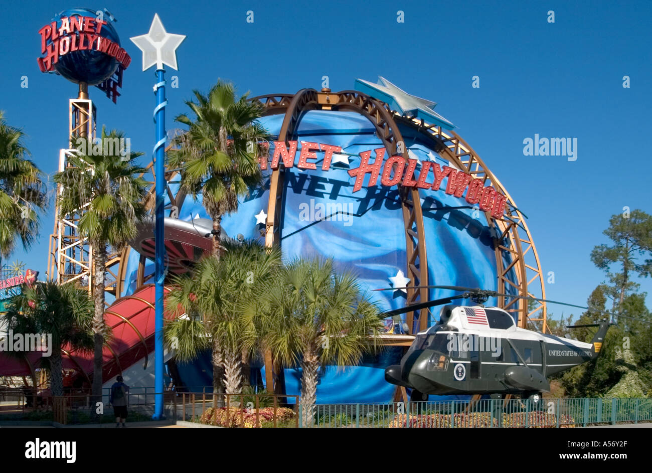 Le restaurant Planet Hollywood, Downtown Disney, Lake Buena Vista, Orlando, Floride, USA Central Banque D'Images