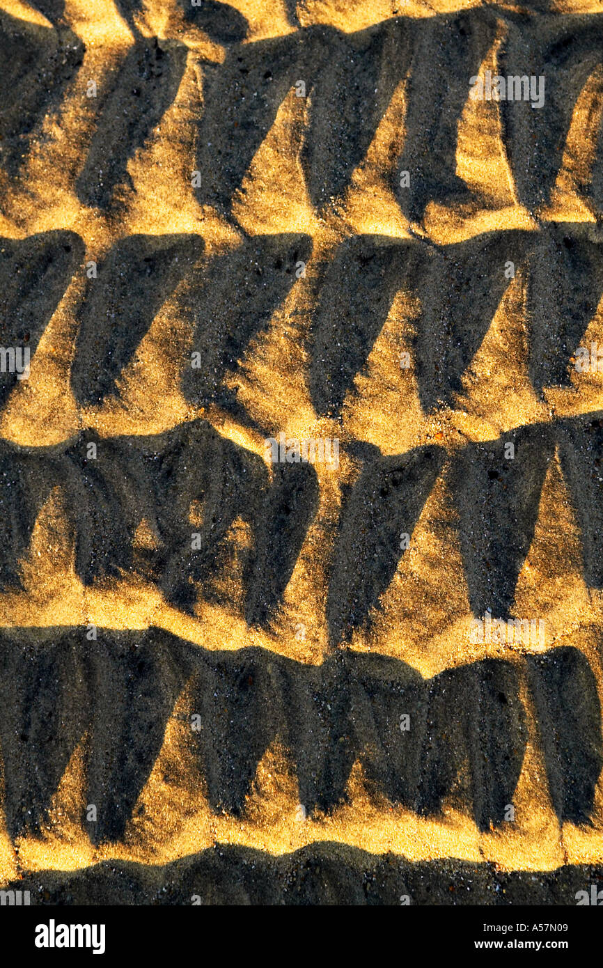 Modèles de sable Banque D'Images