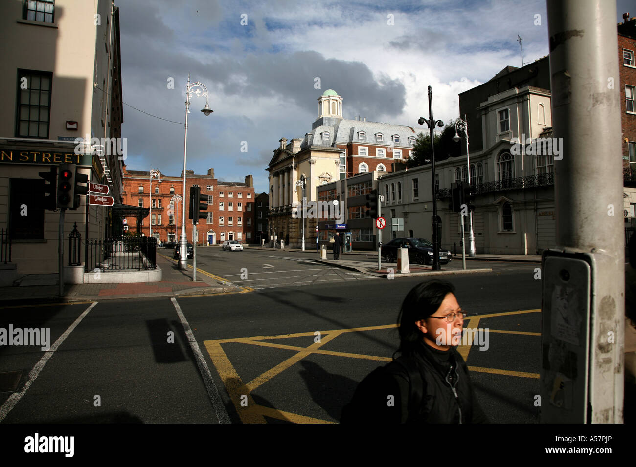 Merrion Row, Dublin Banque D'Images