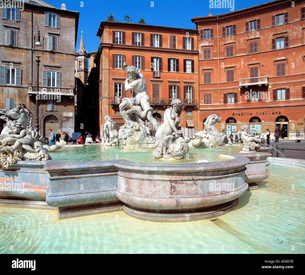 Rome, Piazza Navona Banque D'Images
