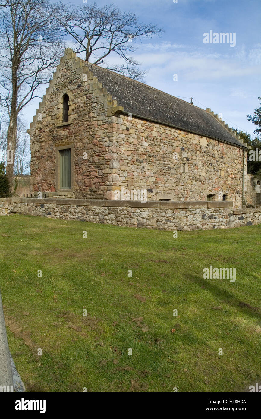 Frontières dh FOULDEN Historic Scotland grange dîmière Banque D'Images