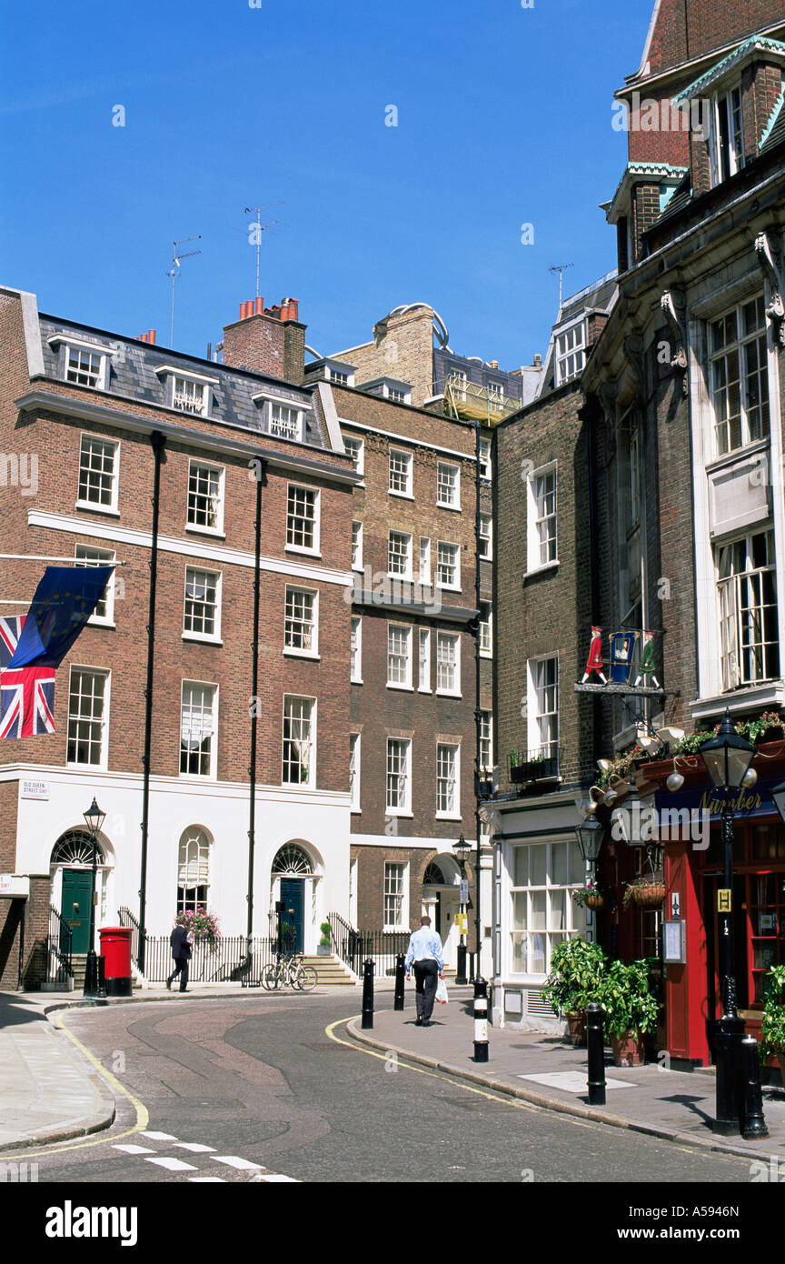 L'Angleterre, Londres, Westminster, Old Queen Street Banque D'Images