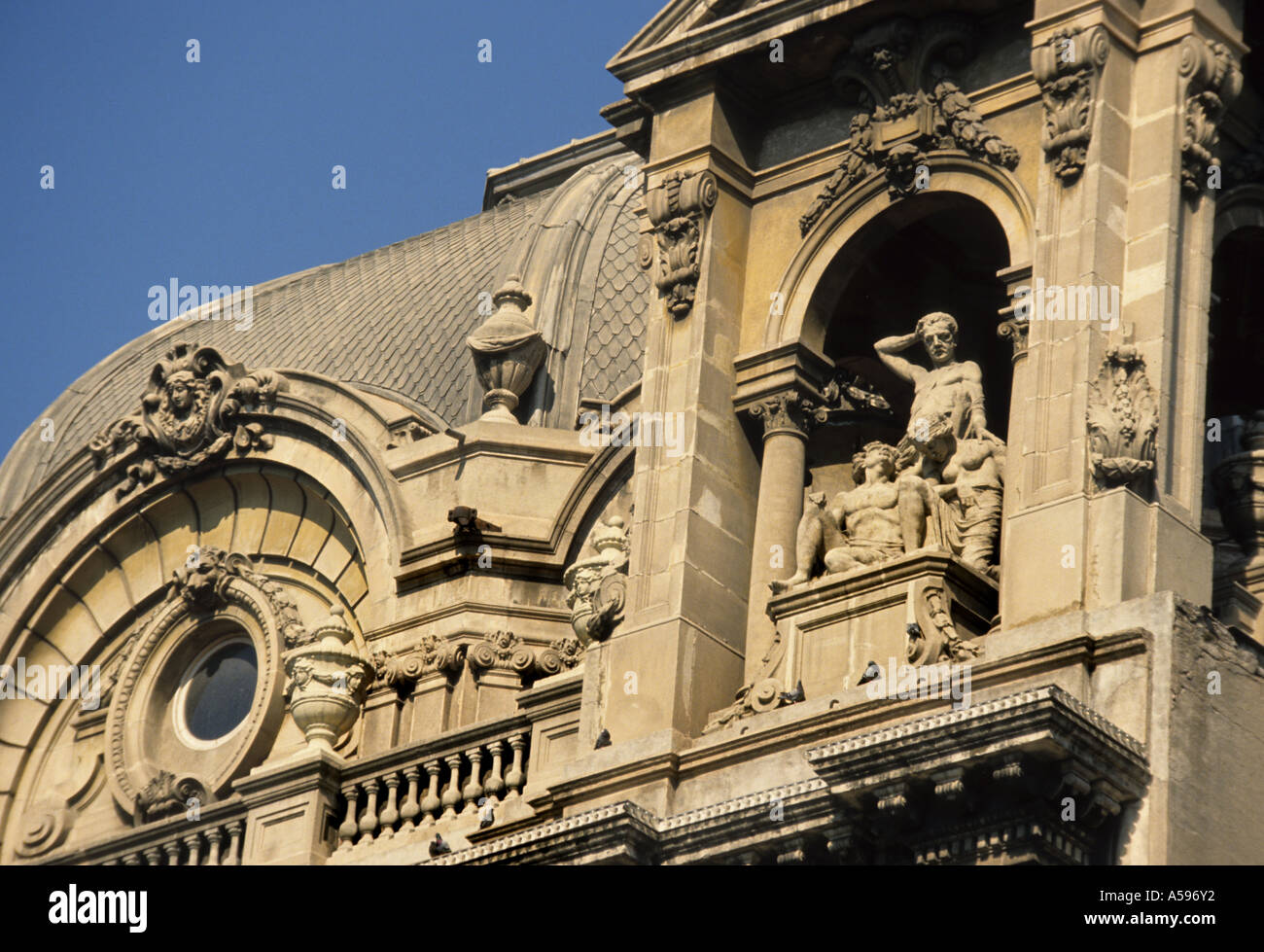 Barcelone Espagne Spanish Town Ville Architecture Banque D'Images